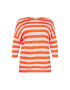 ONLY Carmakoma Tricou 'LICAP' roșu orange / alb - Pled.ro