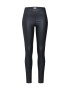 ONLY Leggings 'onlIZABEL MID SK COATED PNT' negru - Pled.ro