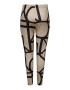 ONLY Leggings 'Tina' maro deschis / negru - Pled.ro