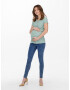 Only Maternity Jeggings 'Rain' albastru denim / alb - Pled.ro