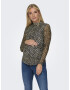 Only Maternity Tricou 'Erica' maro caramel / gri piatră / negru - Pled.ro