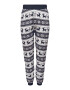 ONLY Pantaloni de pijama 'Xmas' albastru noapte / alb - Pled.ro