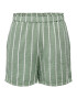 ONLY Pantaloni 'NORA' verde pastel / alb - Pled.ro