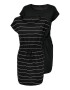 Only Petite Rochie de vară 'May' negru / alb - Pled.ro