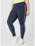 Only Play Curvy Pantaloni sport 'EBLO' albastru fumuriu / albastru noapte / galben - Pled.ro