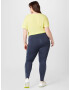 Only Play Curvy Pantaloni sport 'EBLO' albastru fumuriu / albastru noapte / galben - Pled.ro