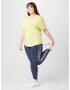 Only Play Curvy Tricou funcțional 'FREI' galben citron - Pled.ro