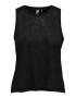 ONLY PLAY Sport top 'Abo' negru - Pled.ro