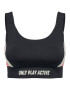 ONLY PLAY Sutien sport negru / alb murdar - Pled.ro