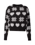 ONLY Pulover 'XMAS LOVE' negru / alb murdar - Pled.ro