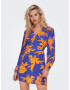 ONLY Rochie 'Alma Life' albastru / portocaliu / roz - Pled.ro