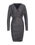 ONLY Rochie de cocktail 'Darling' negru / argintiu - Pled.ro