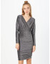 ONLY Rochie de cocktail 'Darling' negru / argintiu - Pled.ro