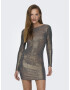 ONLY Rochie 'ELLA' albastru porumbel / auriu - Pled.ro