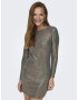 ONLY Rochie 'ELLA' albastru porumbel / auriu - Pled.ro