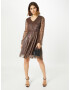 ONLY Rochie 'FALLON' maro / auriu / argintiu - Pled.ro