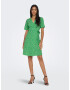 ONLY Rochie 'MAY' verde iarbă / alb - Pled.ro