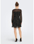 ONLY Rochie 'ONLIVY' auriu - roz / negru - Pled.ro