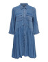 ONLY Rochie tip bluză albastru denim - Pled.ro