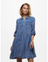 ONLY Rochie tip bluză albastru denim - Pled.ro