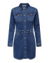 ONLY Rochie tip bluză 'ANNIKA' albastru denim - Pled.ro