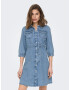 ONLY Rochie tip bluză 'HELLE HARLOW' albastru denim - Pled.ro