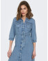 ONLY Rochie tip bluză 'HELLE HARLOW' albastru denim - Pled.ro