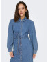 ONLY Rochie tip bluză 'IDUN' albastru denim - Pled.ro