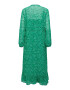 ONLY Rochie tip bluză 'LUCIA DITZY' verde / negru / alb - Pled.ro