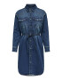 ONLY Rochie tip bluză 'MARIE' albastru denim - Pled.ro