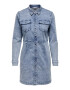 ONLY Rochie tip bluză 'Tammi' albastru denim - Pled.ro