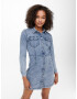 ONLY Rochie tip bluză 'Tammi' albastru denim - Pled.ro