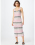 ONLY Rochie tricotat 'ANICA' roz / rosé / roz deschis / negru / argintiu - Pled.ro