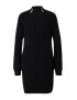 ONLY Rochie tricotat 'JOELLE' negru / alb perlat - Pled.ro