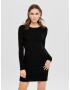 ONLY Rochie tricotat 'Neela' negru - Pled.ro