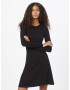 ONLY Rochie tricotat 'ONLNEW DALLAS O-NECK DRESS CS KNT' negru - Pled.ro