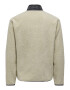 Only & Sons Jachetă fleece 'Just' ecru / negru - Pled.ro