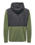 Only & Sons Jachetă fleece 'NOAH' gri închis / verde închis / negru - Pled.ro