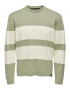 Only & Sons Pulover 'Coby' crem / verde deschis - Pled.ro