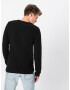 Only & Sons Pulover 'onsDAN 7 STRUCTURE CREW NECK NOOS' negru - Pled.ro