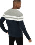 Only & Sons Pulover 'onsLAZLO STRIPED CREW NECK KNIT' albastru închis / gri / alb - Pled.ro