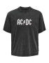 Only & Sons Tricou 'ACDC' negru / alb - Pled.ro