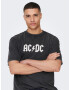 Only & Sons Tricou 'ACDC' negru / alb - Pled.ro