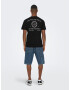 Only & Sons Tricou 'ALEC' roz / negru - Pled.ro