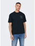 Only & Sons Tricou 'Farris Life' albastru noapte / alb - Pled.ro