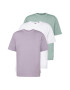 Only & Sons Tricou 'FRED' verde jad / mov liliachiu / alb - Pled.ro