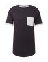 Only & Sons Tricou 'Matt' gri amestecat / negru - Pled.ro