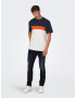 Only & Sons Tricou 'ODIS' bleumarin / portocaliu / alb - Pled.ro