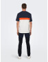 Only & Sons Tricou 'ODIS' bleumarin / portocaliu / alb - Pled.ro