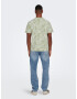 Only & Sons Tricou 'Perry' verde pastel / alb - Pled.ro